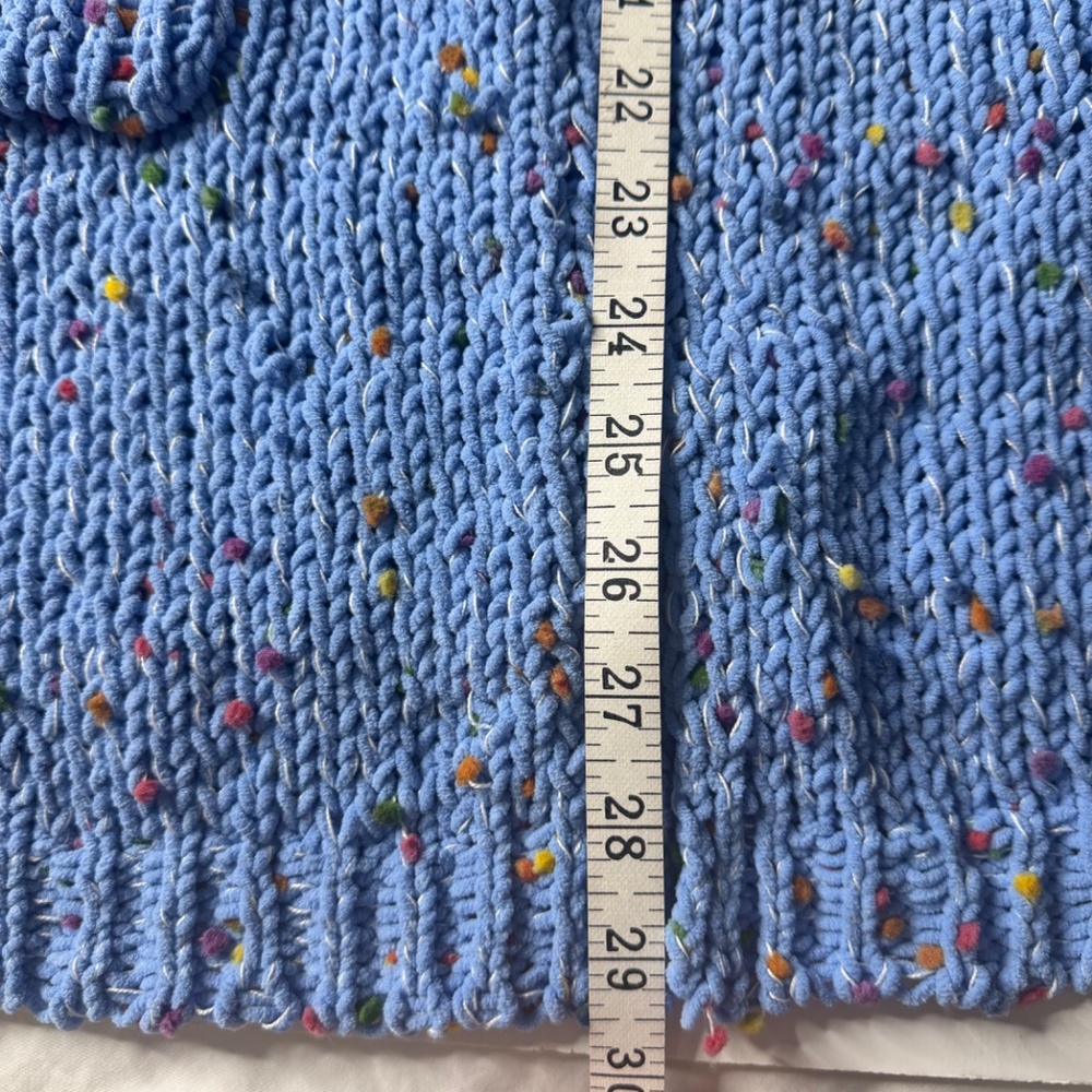 Women's Altar'd State Blue Cardigan Lightweight Knit Sweater Size Medium - Picture 8 of 9